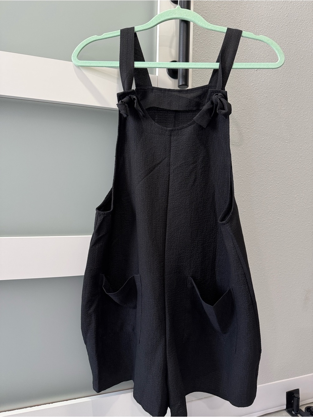 Black Women's Romper Overalls